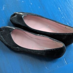 Amalfi Black Textured Flats. Beautiful Amalfi -Exclusive Nordstrom-Made in Italy